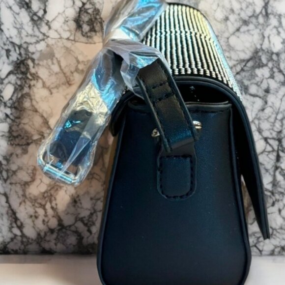 Valentino Orlandi Black Rhinestone Crossbody - Picture 4 of 4